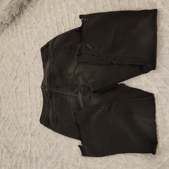 Faded black Sound/Style high rise, kick, straight leg jeans size 12! - Picture 7 of 11